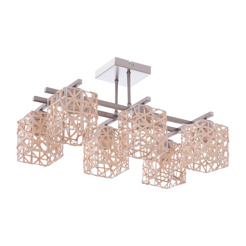 Lustra EL 1419/6, maro deschis