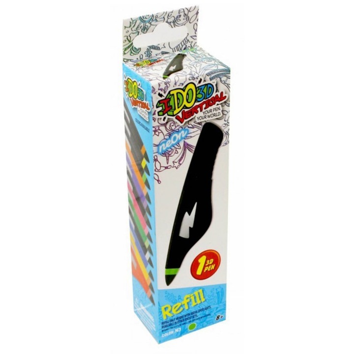 I DO 3D Vertical utántöltő toll - Neon zöld