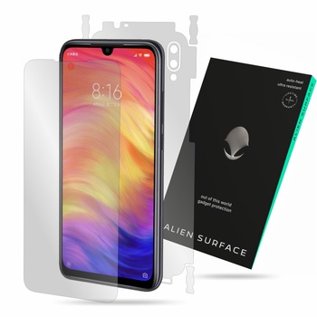 Folie Alien Surface, Xiaomi Redmi Note 7S, protectie ecran, spate, laterale Folie Alien Surface, Xiaomi Redmi Note 7S, protectie ecran, spate, laterale