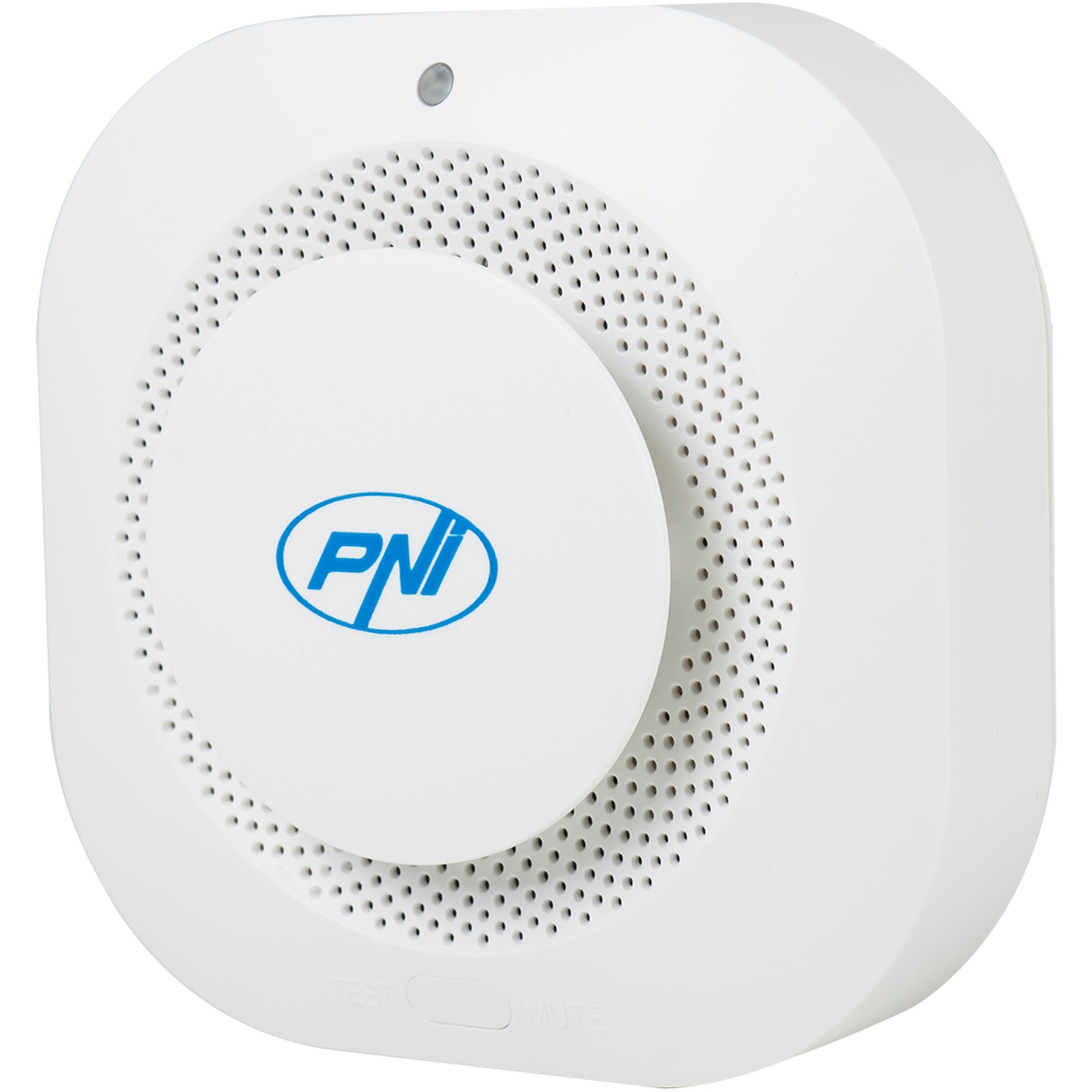 Senzor de fum wireless PNI SafeHouse HS260, compatibil cu sisteme de alarma wireless
