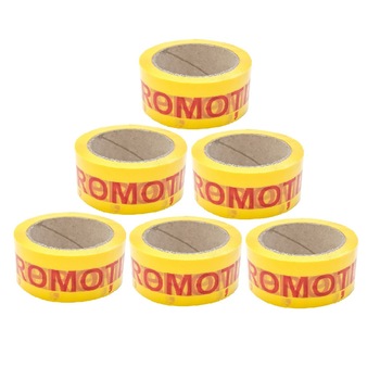 Set 6 Role Banda Adeziva Imprimata “PROMOTIE”, 50mm x 66m - Scotch Sigilare Colete Set 6 Role Banda Adeziva Imprimata “PROMOTIE”, 50mm x 66m - Scotch Sigilare Colete