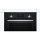 Фурна за вграждане Bosch HBF153EB0, Електрически, 66 л, EcoClean Direct Самопочистваща се скара, Телескопична опора, 3D конвекция, Клас A, Черен/Сребрист