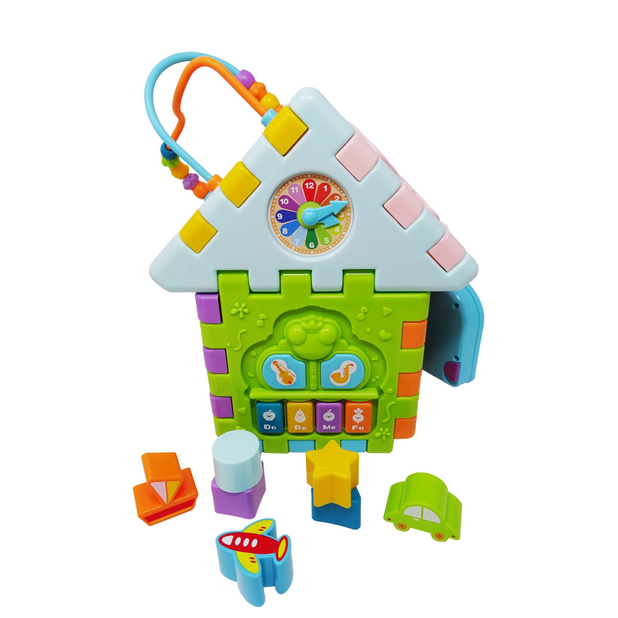 Casuta, Centru de Activitati Multifunctional cu Sunete si Lumini, Multicolor
