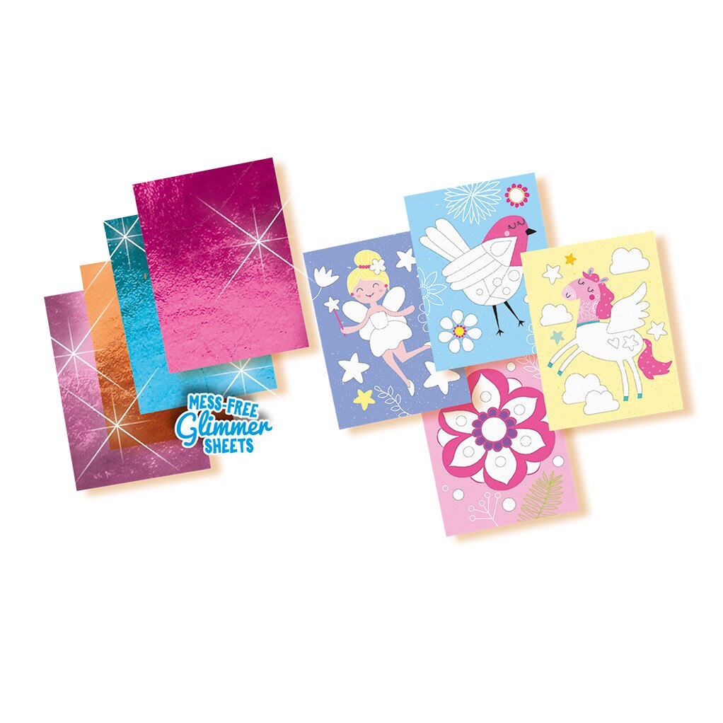 Set creativ, Folii cu sclipici, Ses Creative