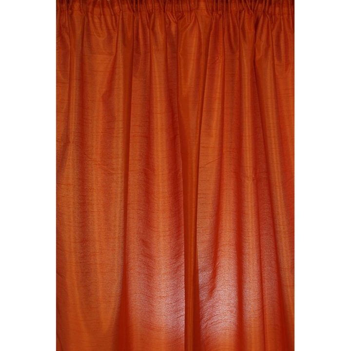 Perdea Mark.B7, Portocaliu, 145X250cm, Design curat, 1 buc