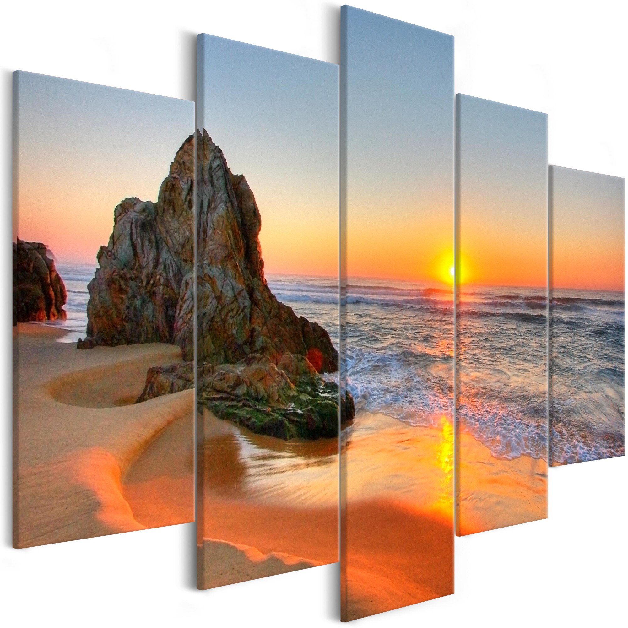 Tablou canvas 5 piese - New Day Wide - 225 x 100 cm