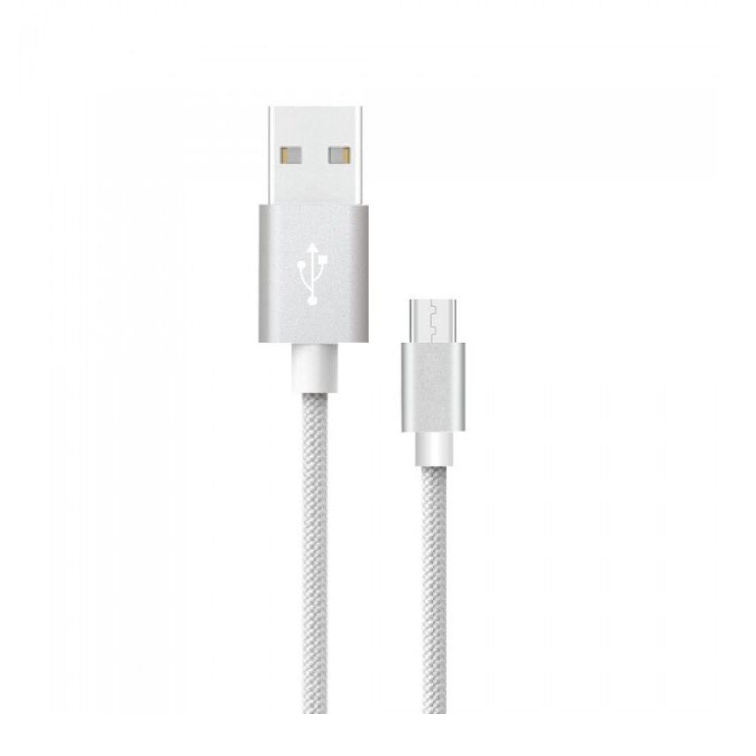 Cablu de date Micro USB, V-TAC, Seria Platinum, Gri, 1m