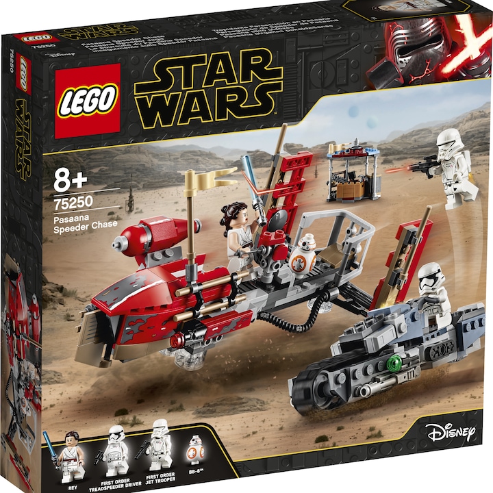 LEGO Star Wars - Urmarirea cu speederul Pasaana 75250, 373 piese