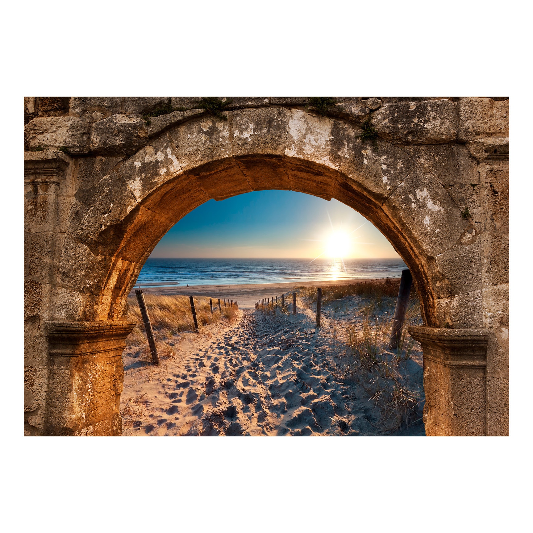 Fototapet vlies vlies - Arc Si plaja - 150 x 105 cm