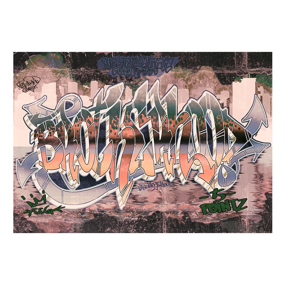 Fototapet vlies vlies - Arta de perete - 300 x 210 cm