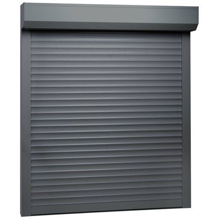 Oblon rulant pentru fereastra, vidaXL, Aluminiu, 80 x 100 cm, Gri
