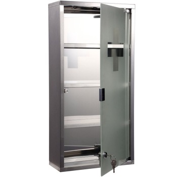 Dulap pentru medicamente HomCom , otel inoxidabil, 4 rafturi, 30x12x60cm Dulap pentru medicamente HomCom , otel inoxidabil, 4 rafturi, 30x12x60cm