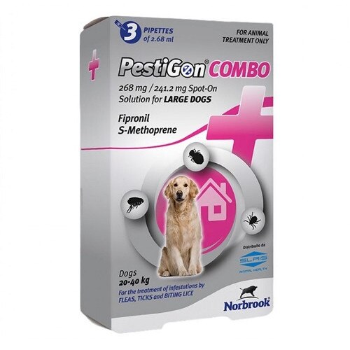 Solutie Antiparazitara, PestiGon Combo Dog L 268 mg/241,2 mg, 1 Pipeta