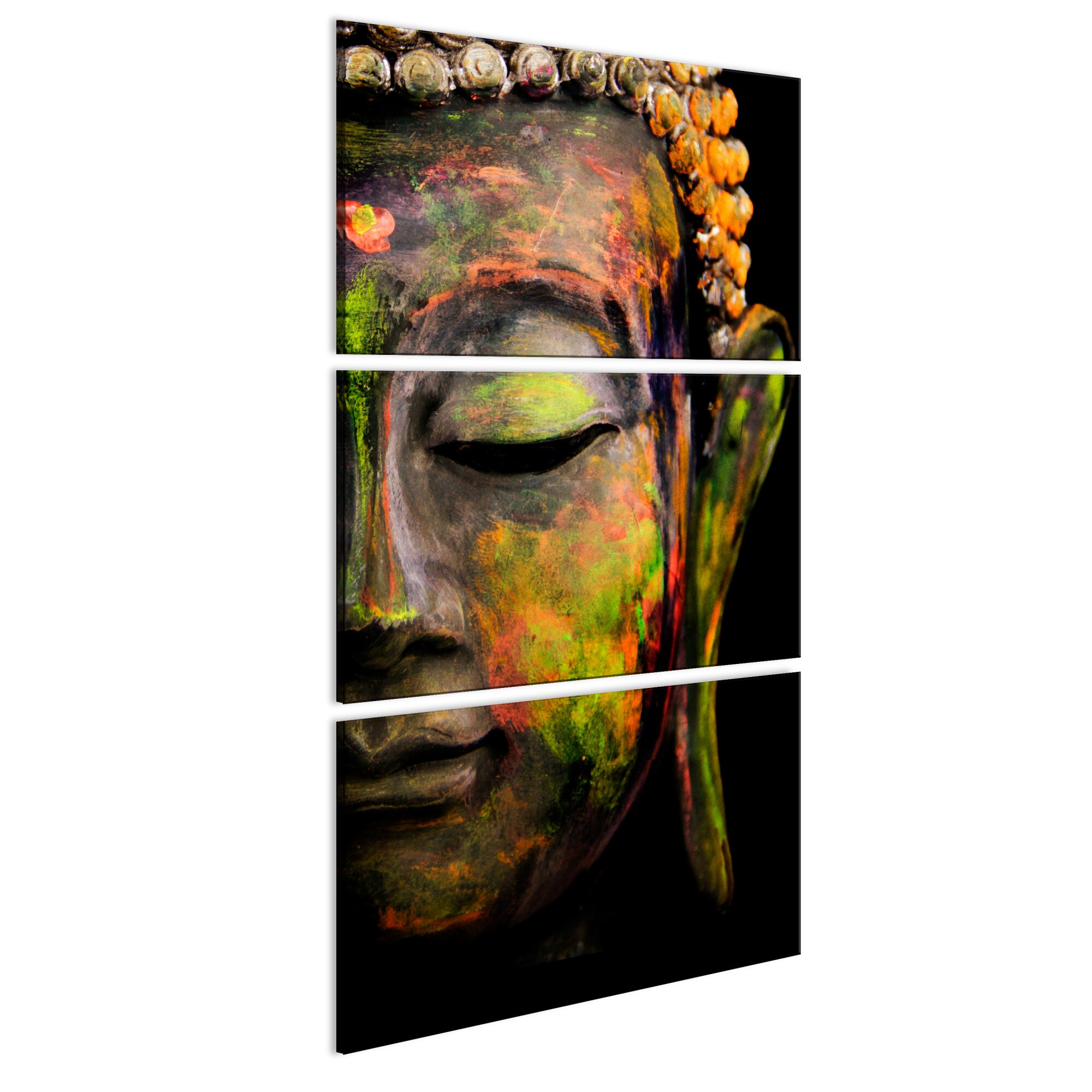 Tablou canvas 3 piese - Marele Buddha I - 30 x 60 cm