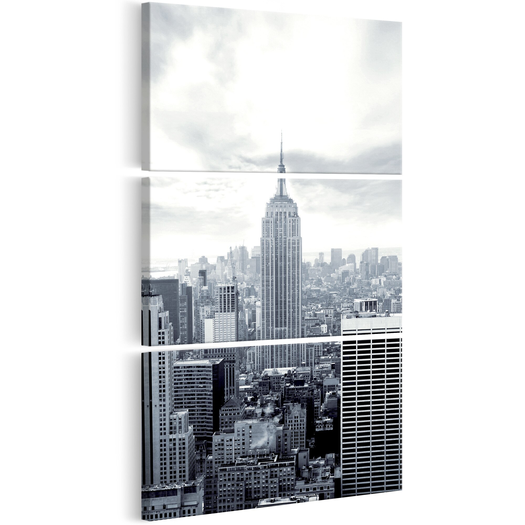 Tablou canvas 3 piese - New York Empire State Building - 60 x 120 cm