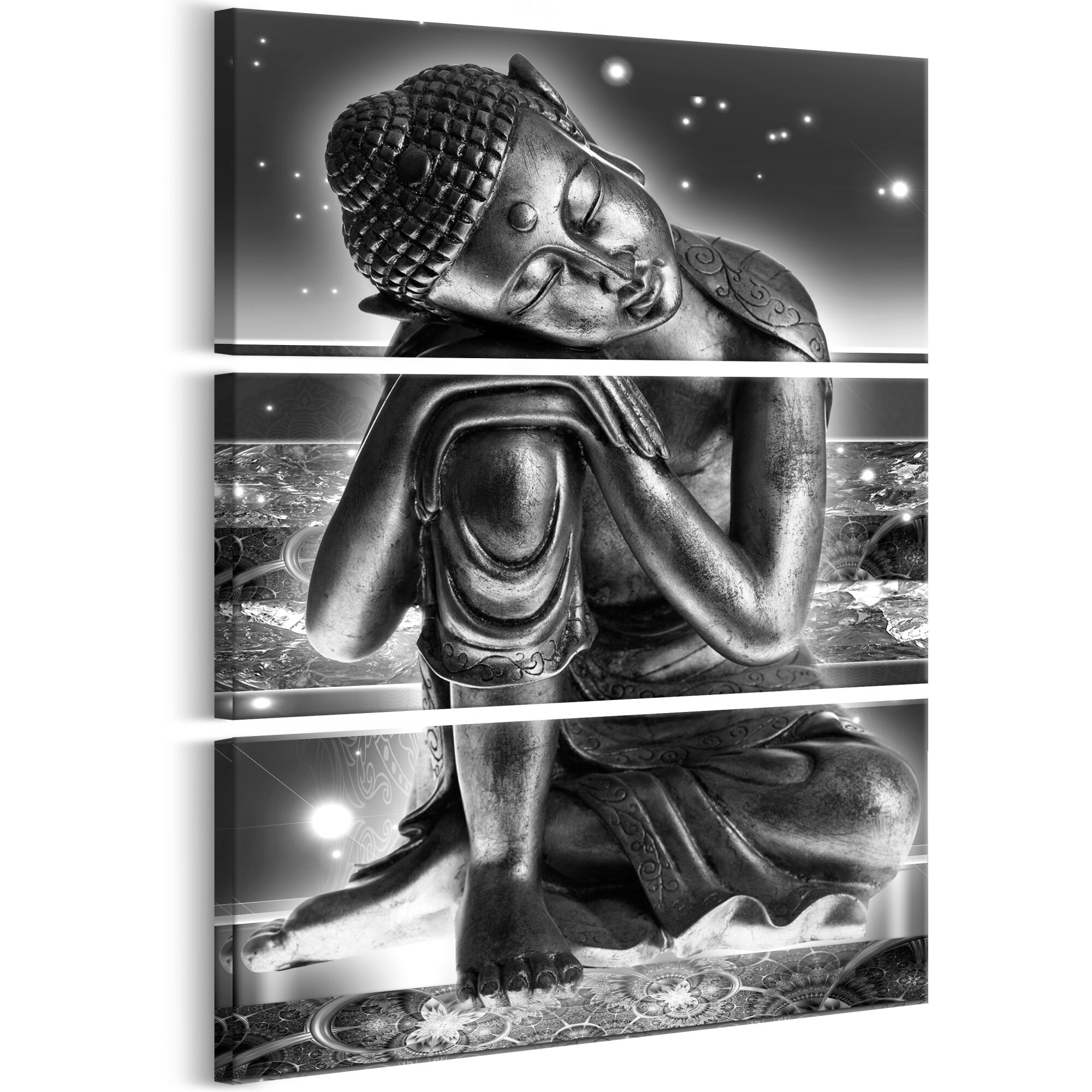 Tablou canvas 3 piese - Fanteziile lui Buddha - 80 x 120 cm