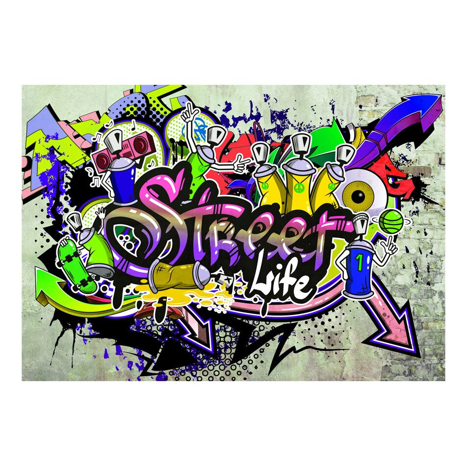 Fototapet vlies - Cooperare colorata - 400 x 280 cm