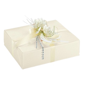 Cutie cadou cu capac incorporat Pelle bianco 400*320*80mm RiBOX Cutie cadou cu capac incorporat Pelle bianco 400*320*80mm RiBOX