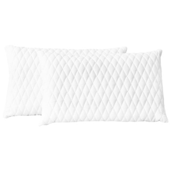Set 2 perne, vidaXL, Spuma cu memorie, 60 x 40 x 14 cm, Alb Set 2 perne, vidaXL, Spuma cu memorie, 60 x 40 x 14 cm, Alb