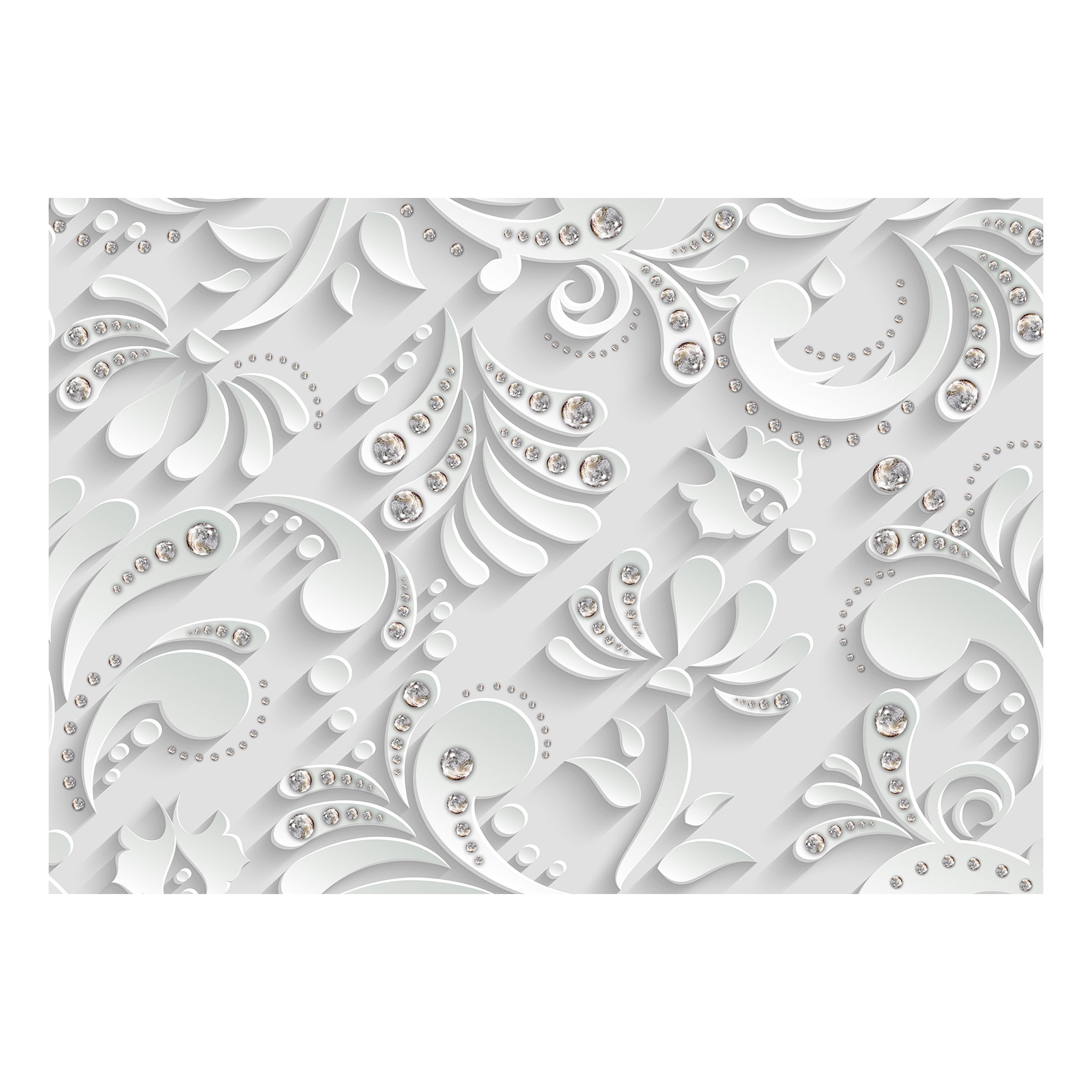Fototapet vlies - Flori cu cristale - 400 x 280 cm
