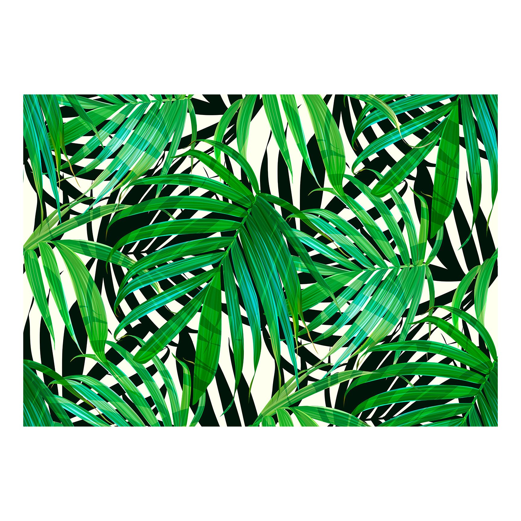 Fototapet vlies - Frunze tropicale - 350 x 245 cm
