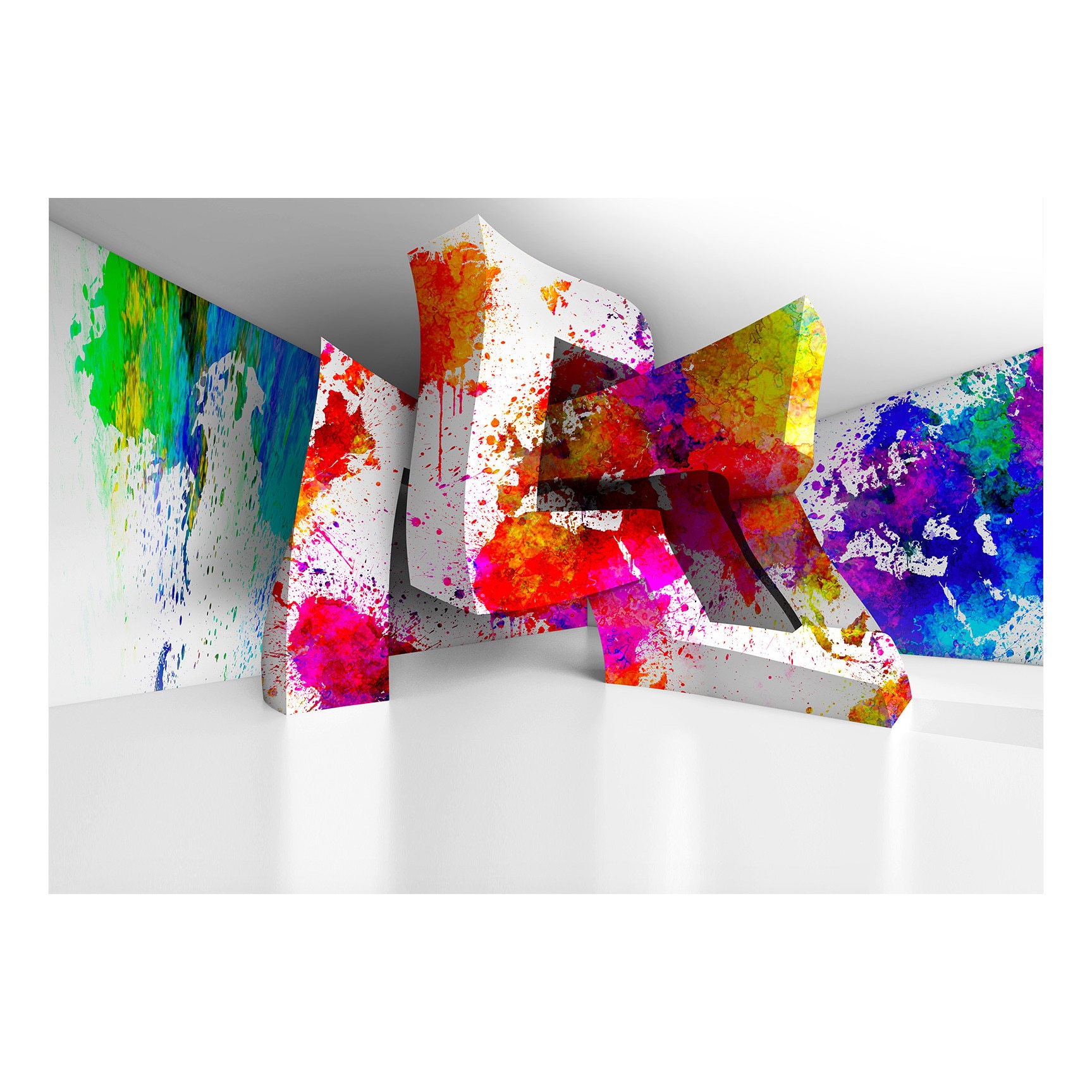 Fototapet vlies - Forme tridimensionale - 400 x 280 cm