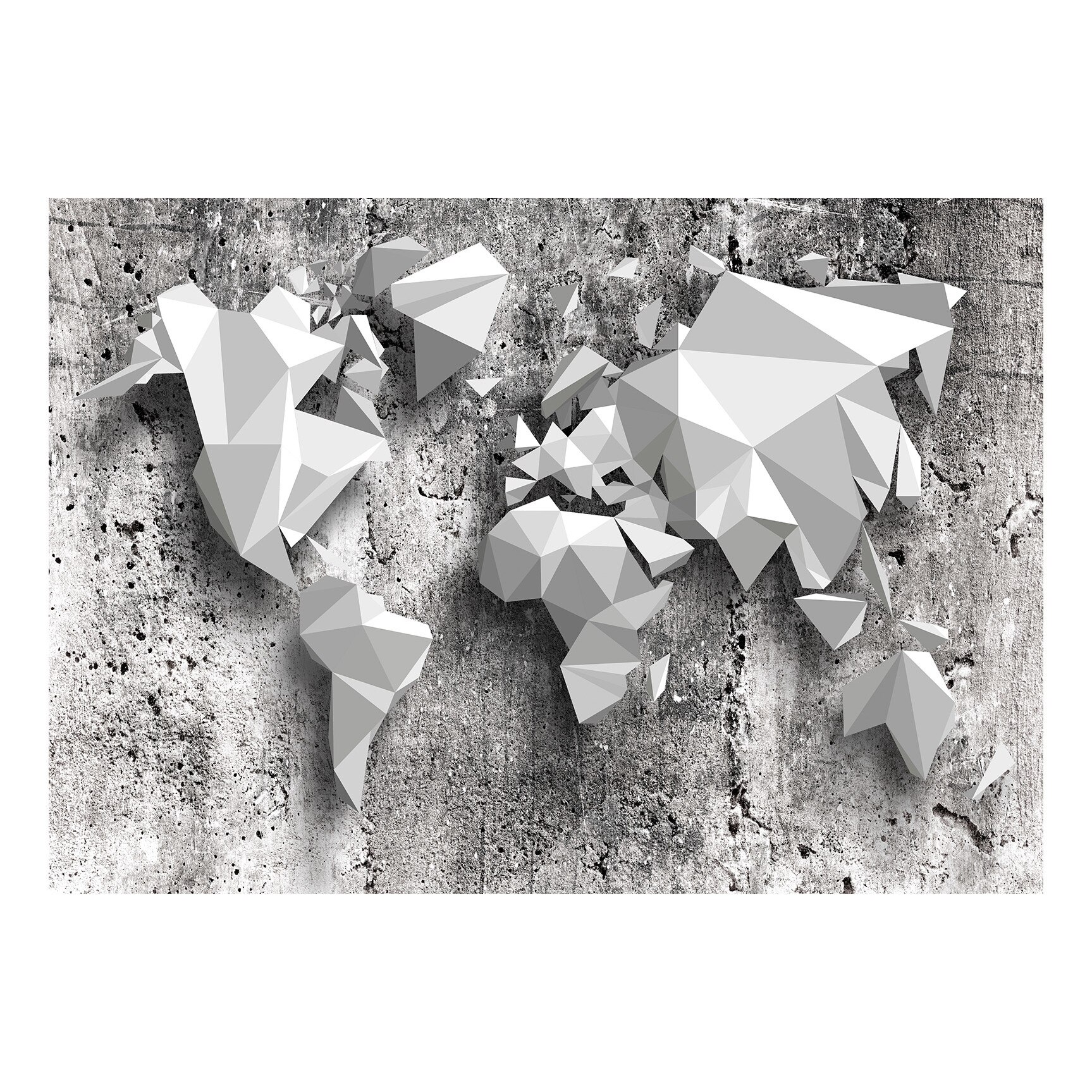 Fototapet vlies - Harta Mondiala Origami - 400 x 280 cm
