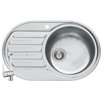 Pachet baterie de bucatarie Espressivo + chiuveta Pyramis SR MINI, 765x480mm, adancime 150mm, cuva dreapta, montare pe blat, finisaj anticalcar Pachet baterie de bucatarie Espressivo + chiuveta Pyramis SR MINI, 765x480mm, adancime 150mm, cuva dreapta, montare pe blat, finisaj anticalcar