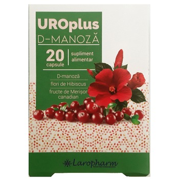 Uroplus D-Manoza, 20 capsule, Laropharm Uroplus D-Manoza, 20 capsule, Laropharm