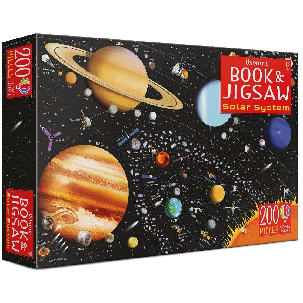 Carte si puzzle – BOOK & JIGSAW THE SOLAR SYSTEM