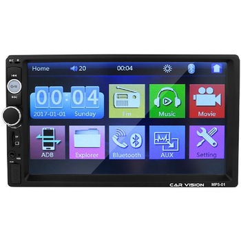 MP5 player auto Car Vision MP5-0, Display 7 inch 2 DIN Touch screen mirrorlink Bluetooth, rama instalare 2 DIN MP5 player auto Car Vision MP5-0, Display 7 inch 2 DIN Touch screen mirrorlink Bluetooth, rama instalare 2 DIN