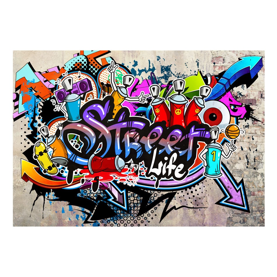 Fototapet vlies - Joc de strada - 100 x 70 cm