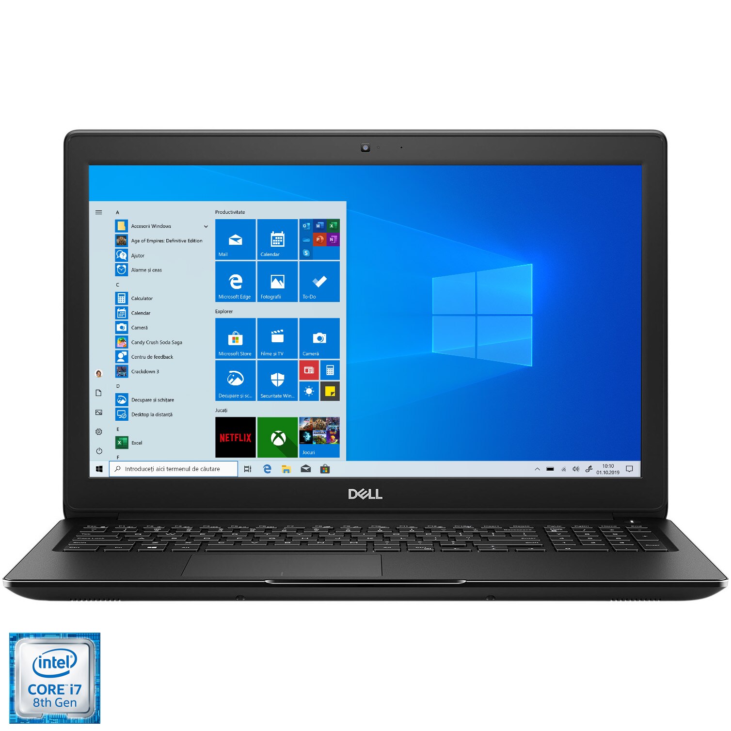 Laptop Dell Latitude 3500 cu procesor Intel Core i7-8565U pana la