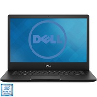 Laptop ultraportabil Dell Latitude 3400 cu procesor Intel Core i5-8265U pana la 3.90 GHz, 14", Full HD, 8GB, 256GB SSD, Intel UHD Graphics, Ubuntu, Black