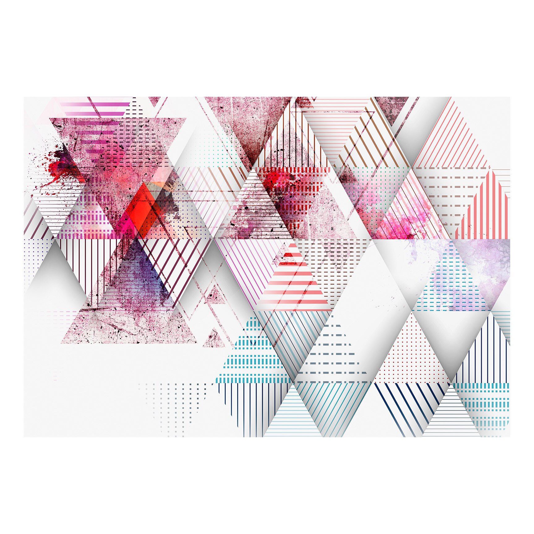 Fototapet vlies - Lumea triunghiulara - 400 x 280 cm