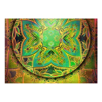 Fototapet vlies vlies - Mandala Emerald Fantasy - 350 x 245 cm Fototapet vlies vlies - Mandala Emerald Fantasy - 350 x 245 cm