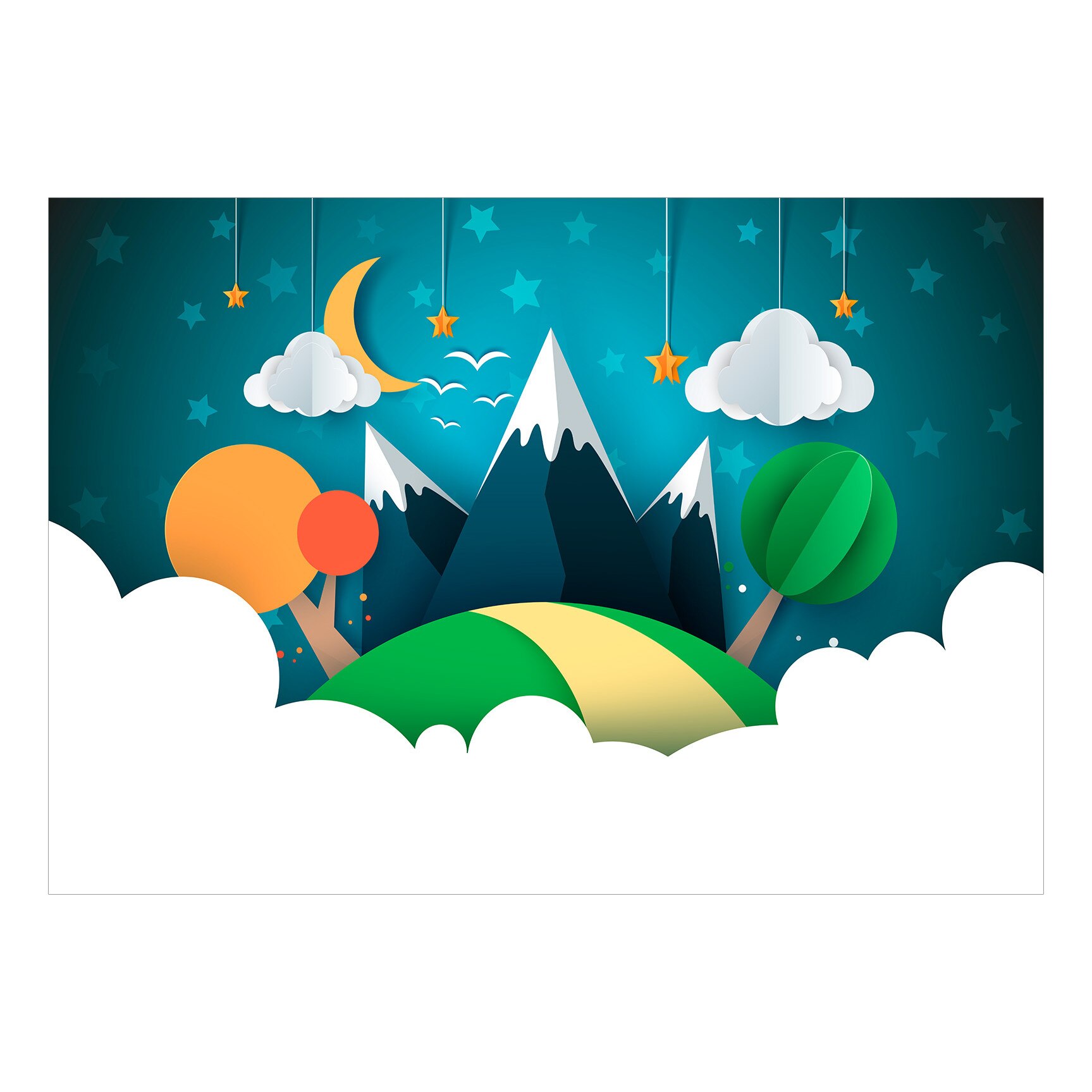 Fototapet vlies - Micul calator - 400 x 280 cm