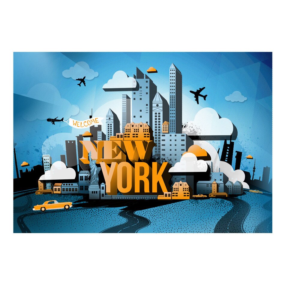 Fototapet vlies - New York binevenita - 350 x 245 cm