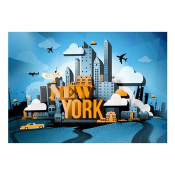 Fototapet vlies - New York binevenita - 350 x 245 cm Fototapet vlies - New York binevenita - 350 x 245 cm