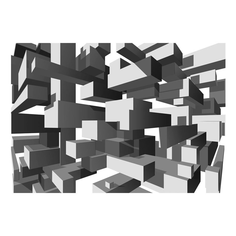 Fototapet vlies - Notele gri - 200 x 140 cm