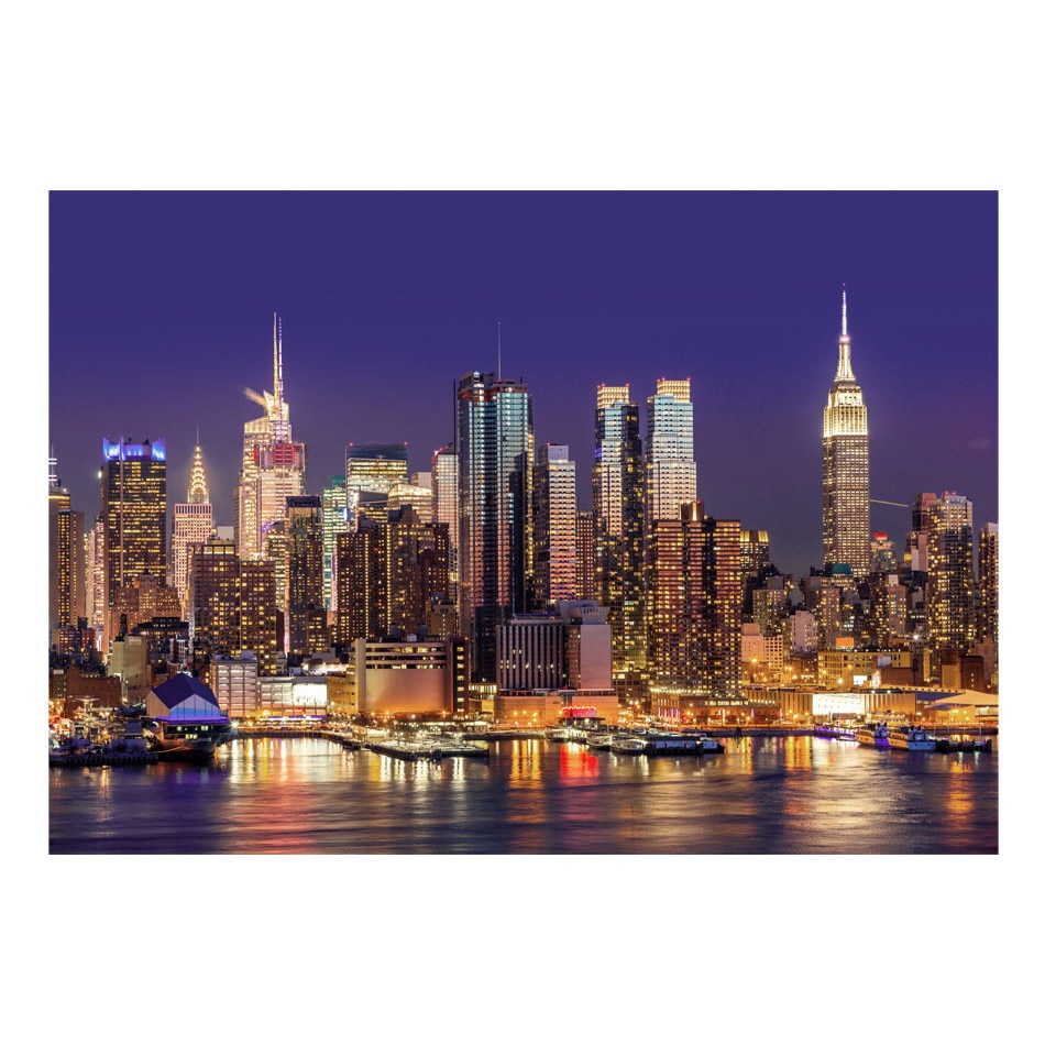 Fototapet vlies - NYC City Night - 100 x 70 cm