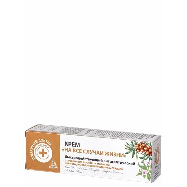Crema universala antiseptica cu uleiuri de arbore de ceai si catina, 30 ml, Doctorul Casei