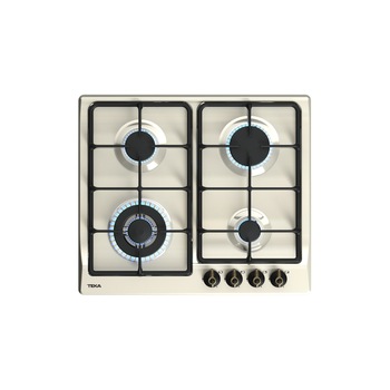 Plita incorporabila Teka EH 60 4G AI AL TR CI VN (VANILLA), Gaz, 4 arzatoare, Aprindere electrica, Gratare fonta, Beige Plita incorporabila Teka EH 60 4G AI AL TR CI VN (VANILLA), Gaz, 4 arzatoare, Aprindere electrica, Gratare fonta, Beige
