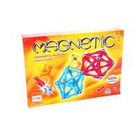 set inteligent de constructie magnetic cu 120 piese educativ si creativ quotmagnetic world high-classquot numeroase posibilitati de construit creativ dezvoltarea abilitatilor motrice si a imaginatiei imagen 4_0_
0