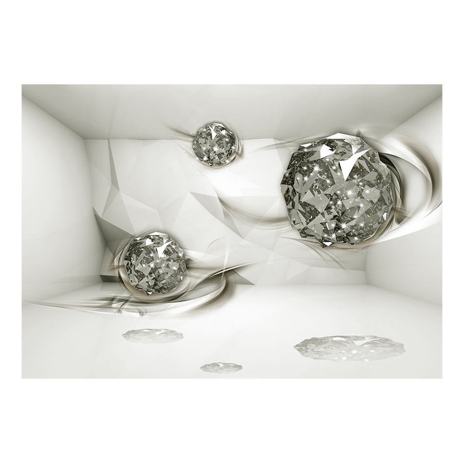 Fototapet vlies - Topazele albe - 100 x 70 cm