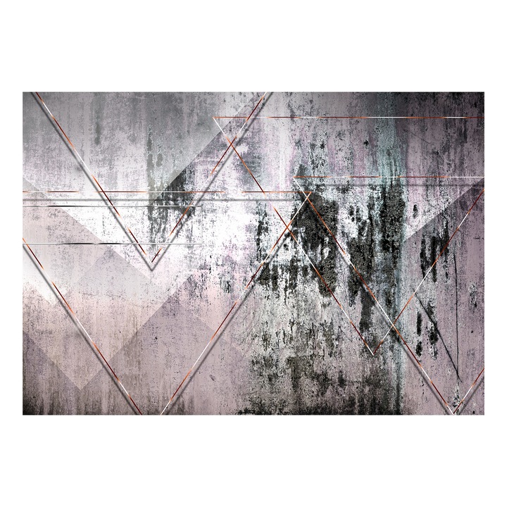 Fototapet vlies - Zidul geometric - 100 x 70 cm