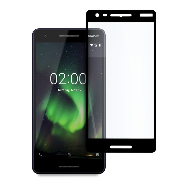 Protector de sticla Hicute pentru Nokia 2.1, negru