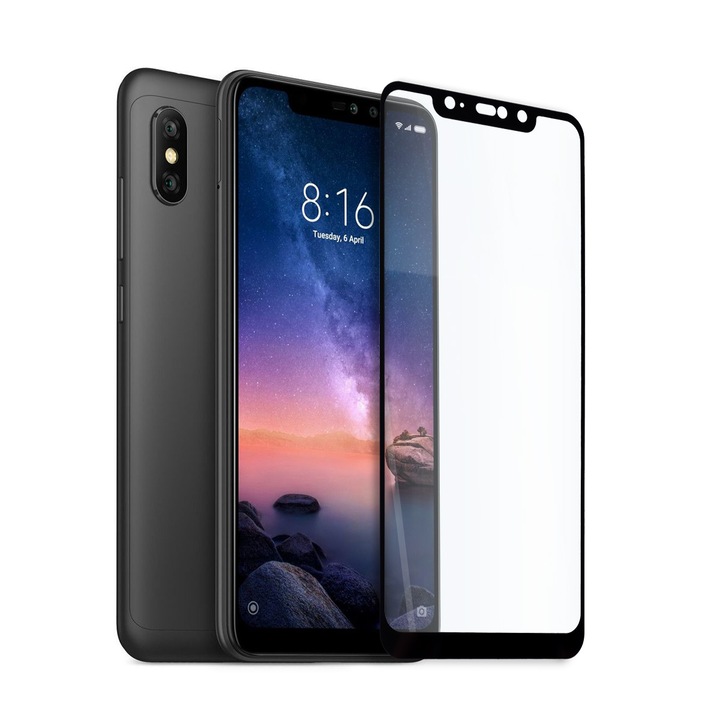 Folie protectie telefon, Hicute, Pentru Xiaomi Redmi Note 6 Pro, Transparent
