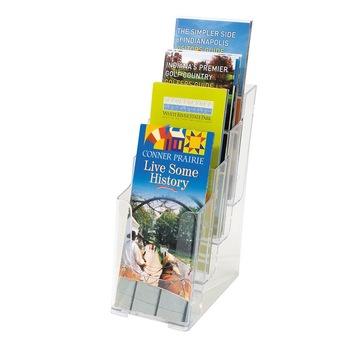 Suport Brosuri In 4 Trepte 1/3 A4 Transparent Suport Brosuri In 4 Trepte 1/3 A4 Transparent