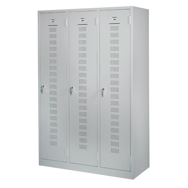 Vestiar metalic cu 3 usi, 87x50x180 cm (LxlxH) CEHA